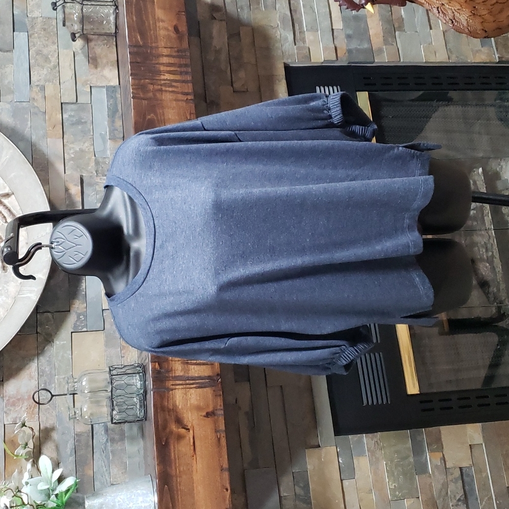 Banana republic factory baby french terry elbow-sleeve sweatshirt